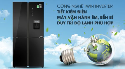 Tủ lạnh Aqua Inverter 456 lít AQR-IGW525EM (GB) - 21
