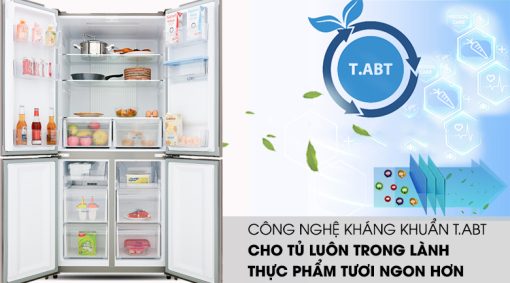 Tủ lạnh Aqua Inverter 456 lít AQR-IGW525EM (GB) - 17