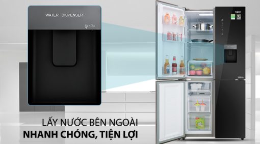 Tủ lạnh Aqua Inverter 456 lít AQR-IGW525EM (GB) - 13