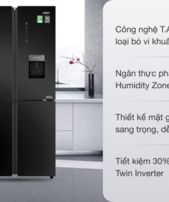 Tủ lạnh Aqua Inverter 456 lít AQR-IGW525EM (GB) - 34 Tủ lạnh Aqua Inverter 456 lít AQR-IGW525EM (GB) - 33