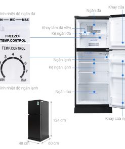 Tủ lạnh Aqua 130 lít AQR-T150FA(BS) - 19