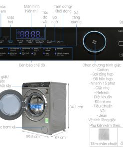 Máy Giặt Aqua Inverter 12 Kg AQD-A1200H.PS - 20 Máy Giặt Aqua Inverter 12 Kg AQD-A1200H.PS - 19