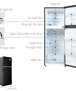 Tủ lạnh Aqua Inverter 245 lít AQR-T259FA(FB) - 16 Tủ lạnh Aqua Inverter 245 lít AQR-T259FA(FB) - 15