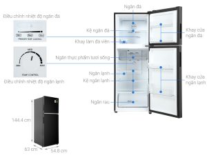Tủ lạnh Aqua Inverter 245 lít AQR-T259FA(FB) - 15