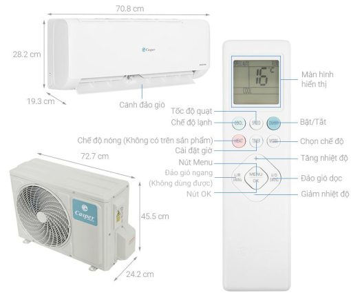 Máy lạnh Casper Inverter 1 HP TC-09IS35 - 3