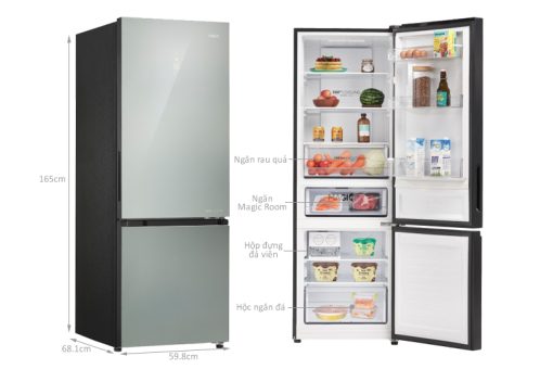 Tủ lạnh Aqua Inverter 292 lít AQR-B350MA(GM) - 5