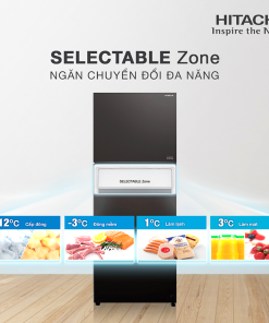 Tủ Lạnh Hitachi Inverter 390 Lít R-FVY510PGV0-GMG - 23