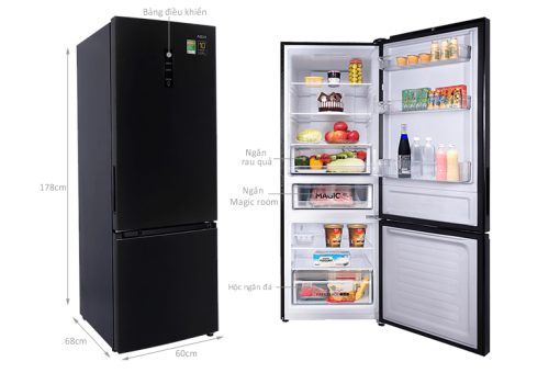 Tủ lạnh Aqua Inverter 324 lít AQR-B388MA(FB) - 3