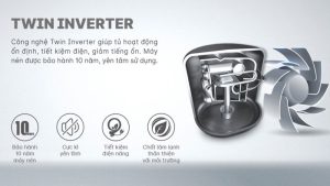 Tủ lạnh Aqua Inverter 324 lít AQR-B388MA(FB) - 27