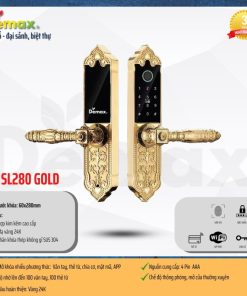 Khóa cửa vân tay DEMAX SL280 GOLD tiêu chuẩn Đức - 49