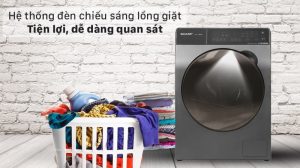 Máy giặt Sharp Inverter 12.5 Kg ES-FK1252PV-S - 29
