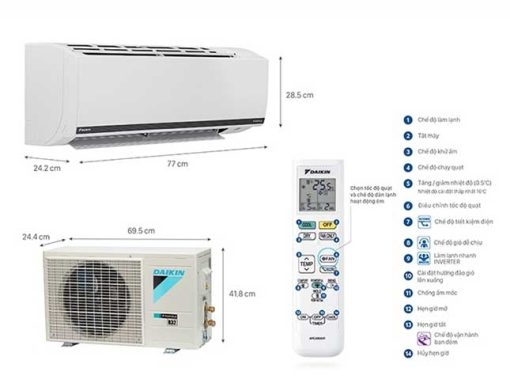 Máy lạnh Daikin Inverter 1.5 HP FTKB35XVMV - 3