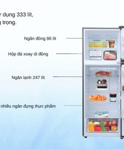 Tủ lạnh Aqua Inverter 333 lít AQR-T352FA(FB) - 19