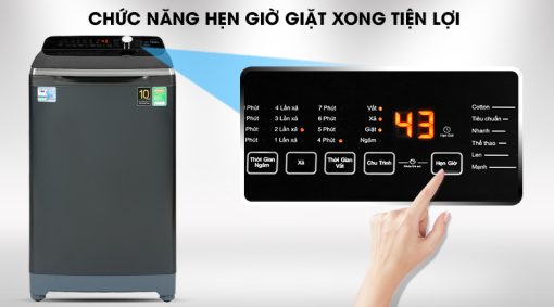 Máy giặt Aqua Inverter 10.5 KG AQW-DR105FT BK - 7