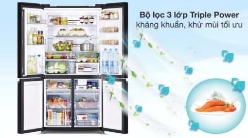 Tủ lạnh Hitachi Inverter 569 lít R-WB640VGV0-GMG - 11