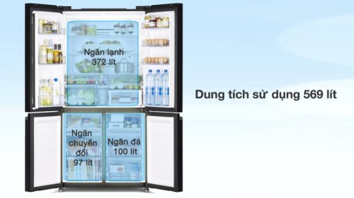 Tủ lạnh Hitachi Inverter 569 lít R-WB640VGV0-GMG - 19