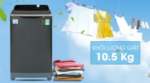 Máy giặt Aqua Inverter 10.5 KG AQW-DR105FT BK - 25