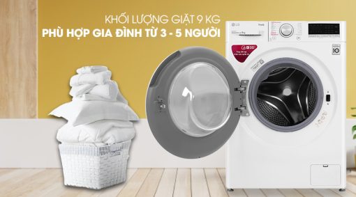 Máy giặt LG Inverter 9 Kg FV1409S4W - 13