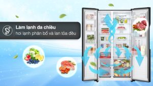 Tủ lạnh LG Inverter 519 lít GR-B256BL - 25