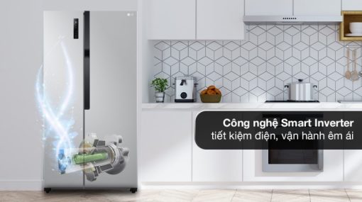 Tủ lạnh LG Inverter 519 lít Side By Side GR-B256JDS - 13