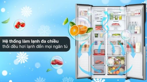 Tủ lạnh LG Inverter 519 lít Side By Side GR-B256JDS - 11