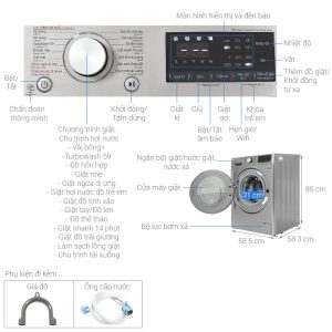 Máy Giặt LG Inverter 11 Kg FV1411S4P - 25