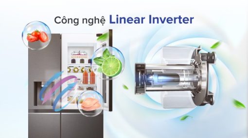 Tủ lạnh LG Inverter 635 lít GR-X257MC - 9