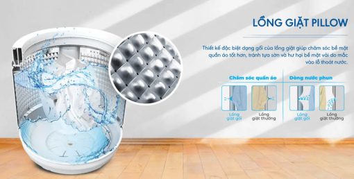 Máy giặt Aqua Inverter 13 kg AQW-DR130UGT PS - 17