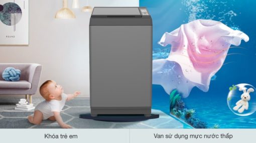 Máy giặt Aqua 9 kg AQW-S90CT S - 9