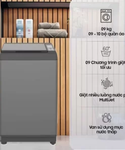 Máy giặt Aqua 9 kg AQW-S90CT S - 24 Máy giặt Aqua 9 kg AQW-S90CT S - 23