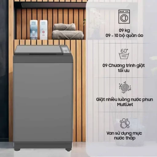 Máy giặt Aqua 9 kg AQW-S90CT S - 5