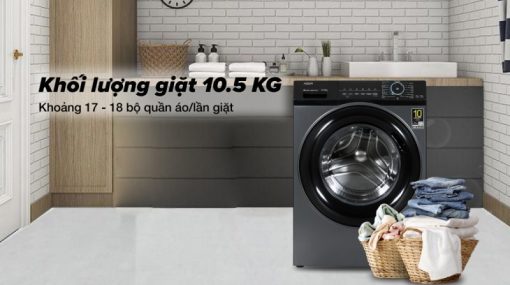 Máy giặt Aqua Inverter 10.5 kg AQD-A1052J BK - 19