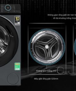 Máy giặt Aqua Inverter 9.5 kg AQD-A952J BK - 35