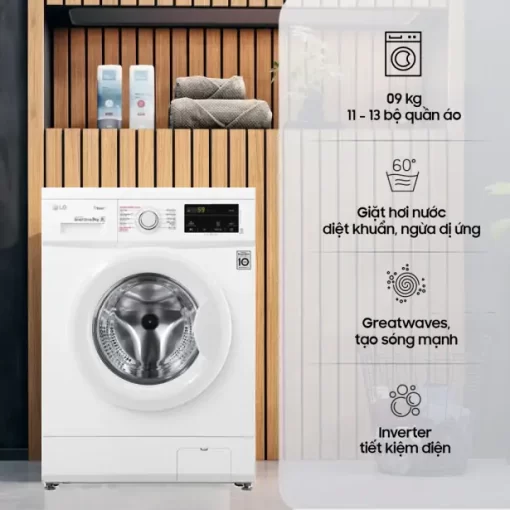 Máy giặt LG Inverter 9 kg FM1209S6W - 3