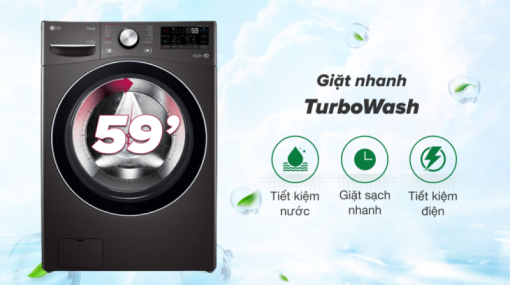 Máy Giặt Sấy LG Inverter 15/8 Kg F2515RTGB - 11