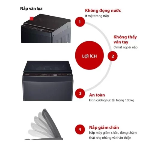 Máy giặt Toshiba 10 KG AW-M1100JV(MK) - 9