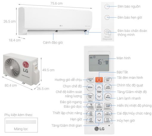Máy lạnh LG Inverter 1 HP V10WIN - 3