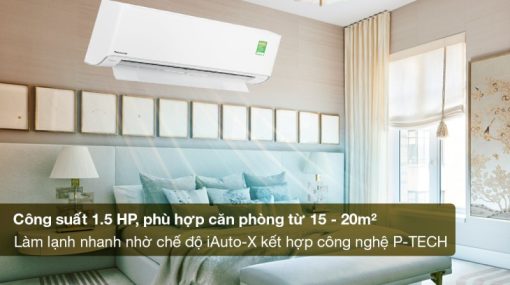 Máy lạnh Panasonic Inverter 1.5 HP CU/CS-XU12ZKH-8 - 21