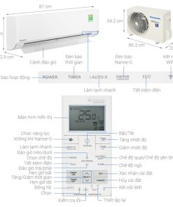 Máy lạnh Panasonic Inverter 1.5 HP CU/CS-XU12ZKH-8 - 26 Máy lạnh Panasonic Inverter 1.5 HP CU/CS-XU12ZKH-8 - 25