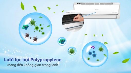 Máy lạnh Sharp Inverter 1 HP AH-X10ZEW - 9