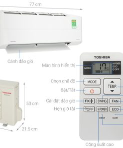 Máy lạnh Toshiba Inverter 1 HP RAS-H10Z1KCVG-V - 20 Máy lạnh Toshiba Inverter 1 HP RAS-H10Z1KCVG-V - 19