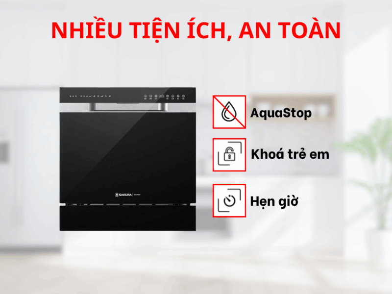 Máy rửa chén SAKURA SCE-W850 - 35 Máy rửa chén SAKURA SCE-W850