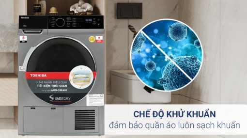 Máy sấy quần áo Toshiba 8 kg TD-K90MEV(SK) - 11
