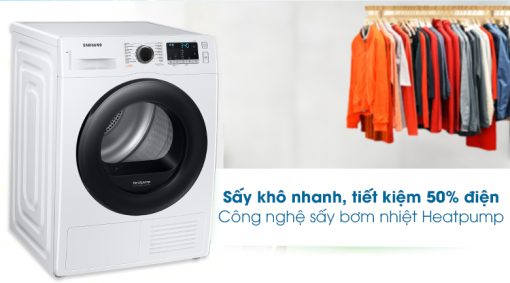 Máy sấy bơm nhiệt Samsung 9 kg DV90TA240AE/SV - 13
