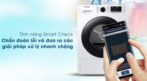 Máy sấy bơm nhiệt Samsung 9 kg DV90TA240AE/SV - 15