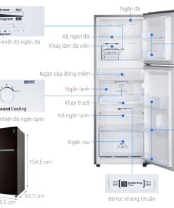 Tủ lạnh Samsung Inverter 236 lít RT22M4032BY/SV - 24 Tủ lạnh Samsung Inverter 236 lít RT22M4032BY/SV - 23