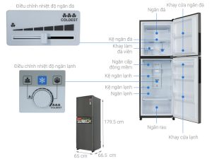 Tủ lạnh Sharp Inverter 360 lít SJ-XP382AE-DS - 17