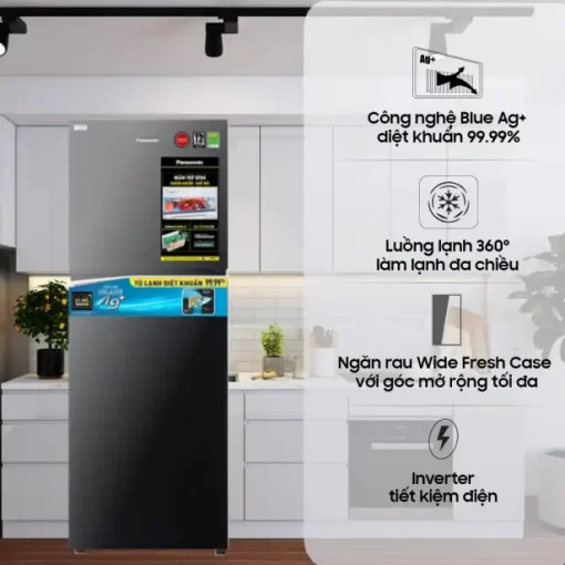 Tủ lạnh Panasonic Inverter 306 lít NR-TV341VGMV - 5