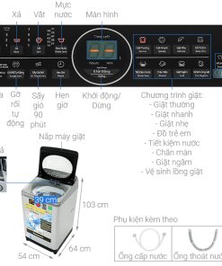 Máy giặt Panasonic Inverter 9.5 kg NA-FD95X1LRV - 32 Máy giặt Panasonic Inverter 9.5 kg NA-FD95X1LRV - 31