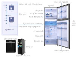 Tủ lạnh Panasonic Inverter 366 lít NR-TL381GPKV - 31